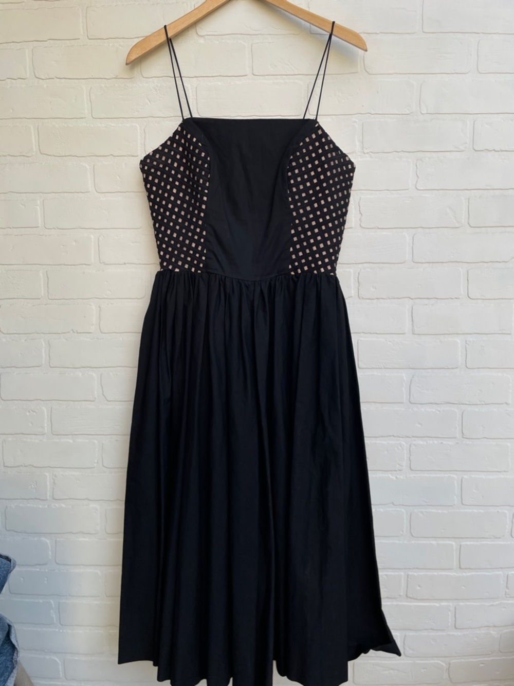 Vintage 1960’s Black Spaghetti-Strap Dress Elaine Terry of California